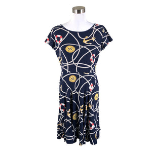 Unisex Lauren Ralph Lauren - Trikotaažist kleit, suurus 40 - Sinine (1)
