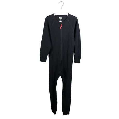 Unisex Ruskovilla - Villane kombinesoon, suurus 128 - 134 - Must ()
