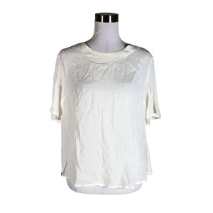 Unisex IVKO - Lühikeste käistega pluus, suurus 40 - Looduslik valge (1)