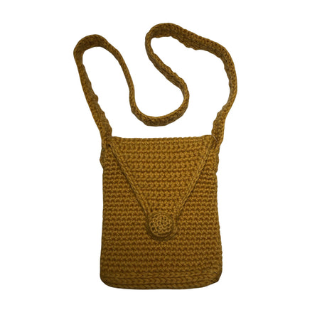 Unisex Handmade - Õlakott, suurus Mini - Kollane ()