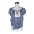 Unisex Abercrombie&Fitch - Lühikeste käistega pluus, suurus 34 - Sinine ()