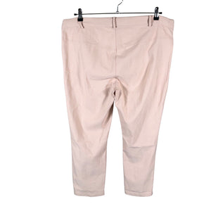 Unisex Zizzi - Mittevenivad poolpikad püksid, suurus 52 - Heleroosa (2)