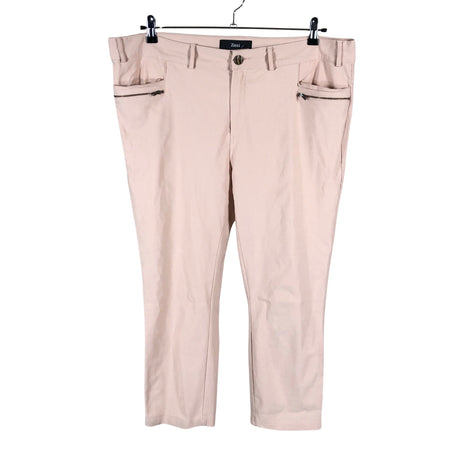 Unisex Zizzi - Mittevenivad poolpikad püksid, suurus 52 - Heleroosa ()
