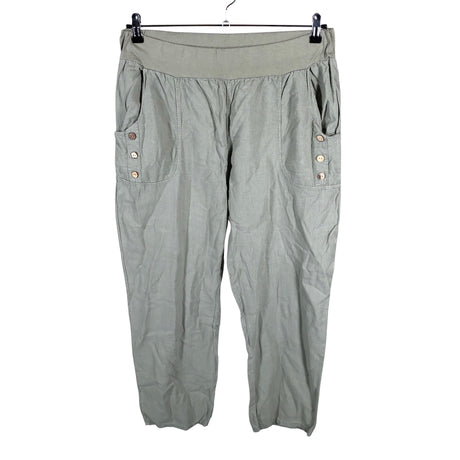 Unisex Fashion Highlight - Mittevenivad püksid, suurus 44 - Roheline ()