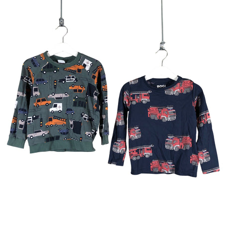 Unisex Polarn O. Pyret - Dressikangast pluus, suurus 104 - 110 - Sinine ()