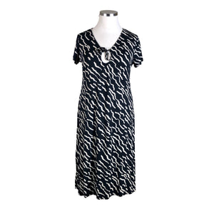 Unisex Nanso - Trikotaažist kleit, suurus 42 - Sinine (1)