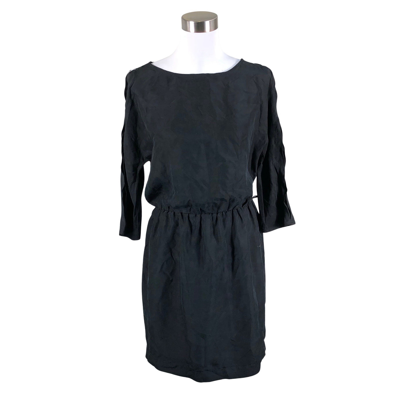 Unisex Tricot - Mitteveniv kleit, suurus 38 - Must (1)