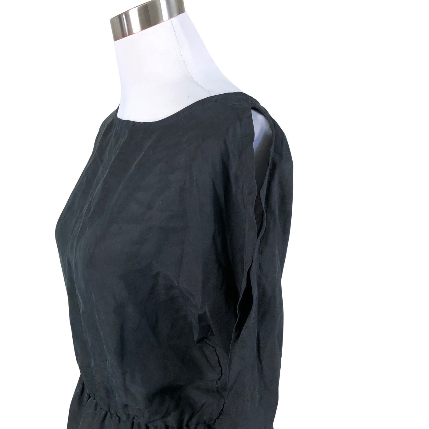 Unisex Tricot - Mitteveniv kleit, suurus 38 - Must (2)