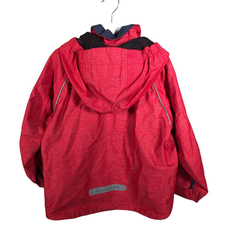 Unisex Polarn O. Pyret - Kevad-/sügisjope, suurus 110 - 116 - Punane (2)
