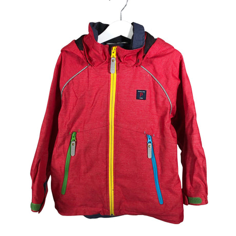 Unisex Polarn O. Pyret - Kevad-/sügisjope, suurus 110 - 116 - Punane ()