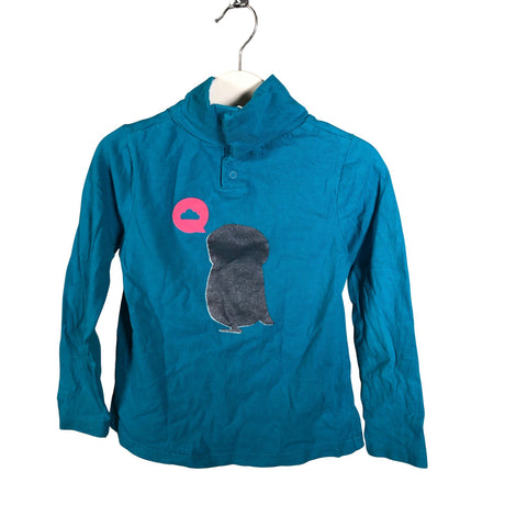 Unisex Okaïdi - Trikotaažist pluus, suurus 110 - 116 - Sinine (2)