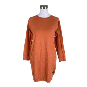 Unisex Blaa - Trikotaažist kleit, suurus 36 - Oranž (1)