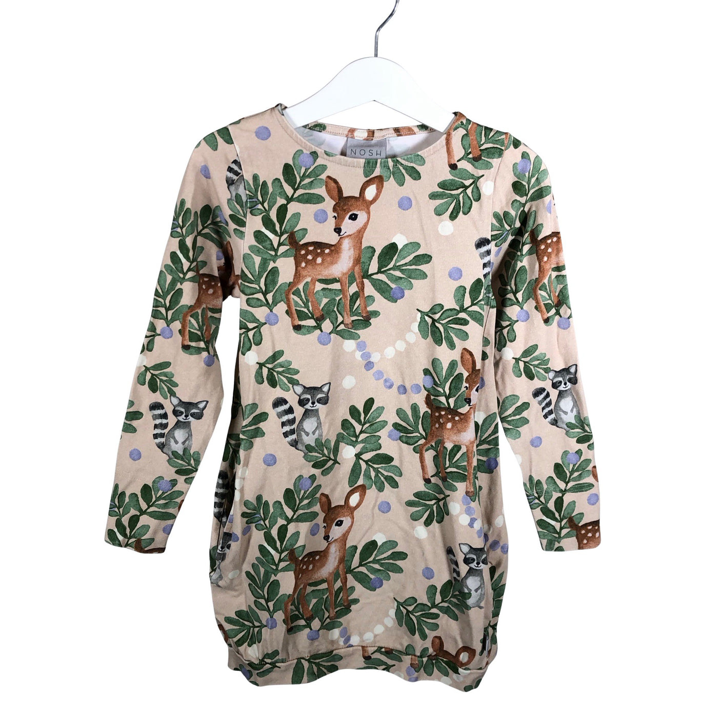 Unisex NOSH - Trikotaažist tuunika, suurus 110 - 116 - Beige (1)