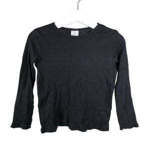 Unisex Lindex - Trikotaažist pluus, suurus 98 - 104 - Must (1)