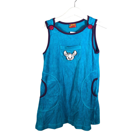Unisex Lindex - Trikotaažist kleit, suurus 110 - 116 - Sinine ()