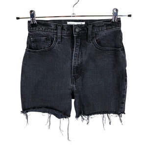 Unisex Abercrombie&Fitch - Teksast lühikesed püksid, suurus W25 - Must (1)