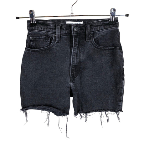Unisex Abercrombie&Fitch - Teksast lühikesed püksid, suurus W25 - Must ()