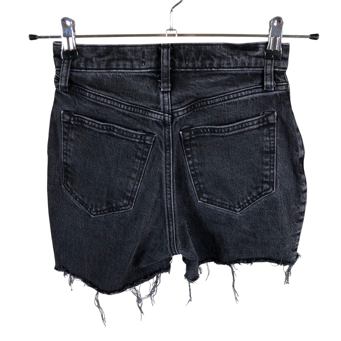 Unisex Abercrombie&Fitch - Teksast lühikesed püksid, suurus W25 - Must (2)