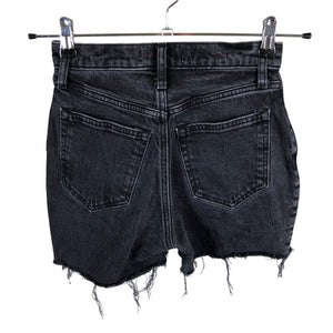 Unisex Abercrombie&Fitch - Teksast lühikesed püksid, suurus W25 - Must (2)