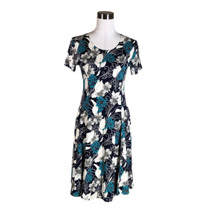 Unisex Jimi Fei - Trikotaažist kleit, suurus 36 - Sinine (1)