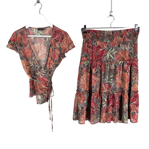 Unisex Mexx - Lühikeste käistega pluus, suurus 36 - Hall (1)