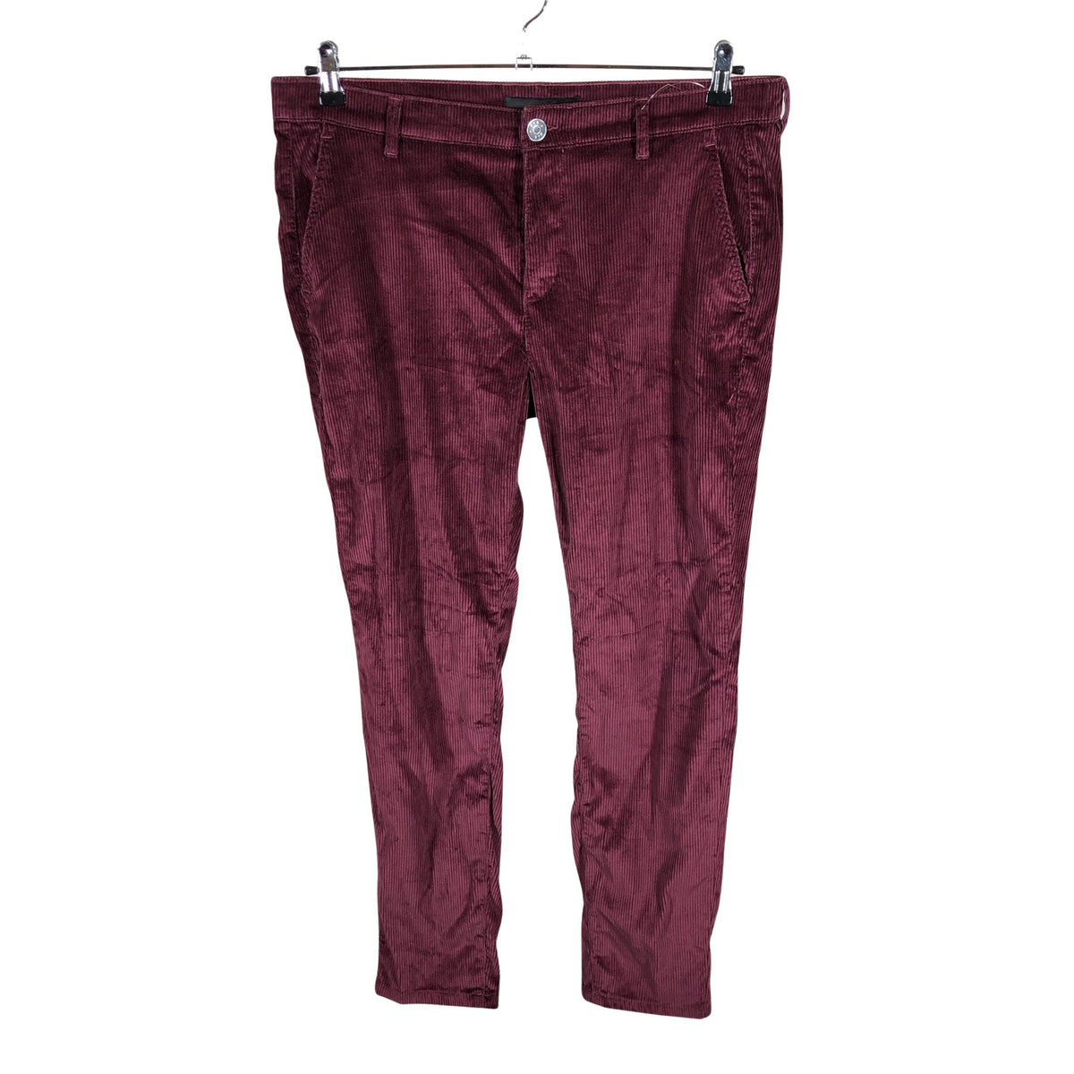 Unisex MAC - Sametpüksid, suurus 42 - Veinipunane (1)