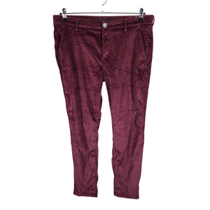 Unisex MAC - Sametpüksid, suurus 42 - Veinipunane (1)
