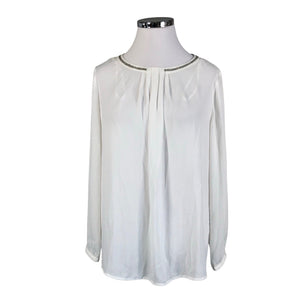 Unisex s.Oliver - Pidulik pluus, suurus 46 - Valge (1)
