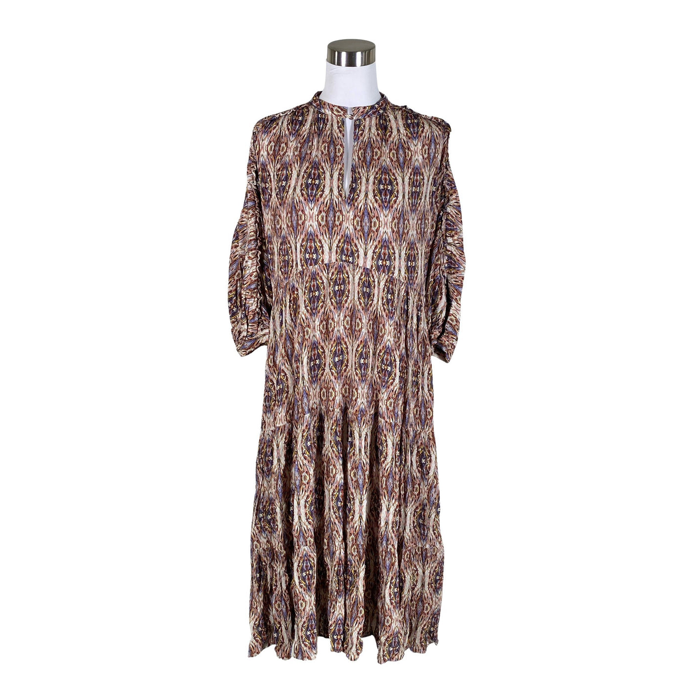 Unisex Massimo Dutti - Õhuke kleit, suurus 38 - Pruun (1)