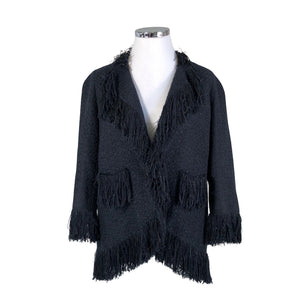 Unisex Edward Achour Paris - Jakk, suurus 42 - Sinine (1)