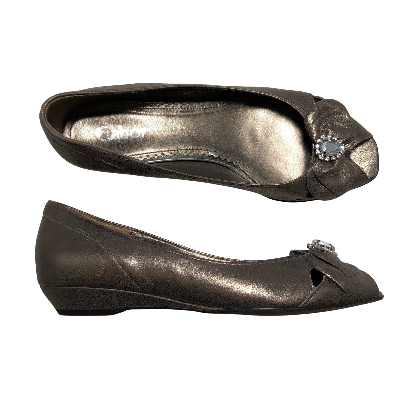 Unisex Gabor - Pidulikud baleriinad, suurus 38 - Pruun (1)