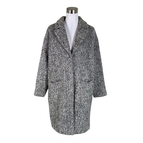 Unisex Selected - Villane mantel, suurus 40 - Hall ()