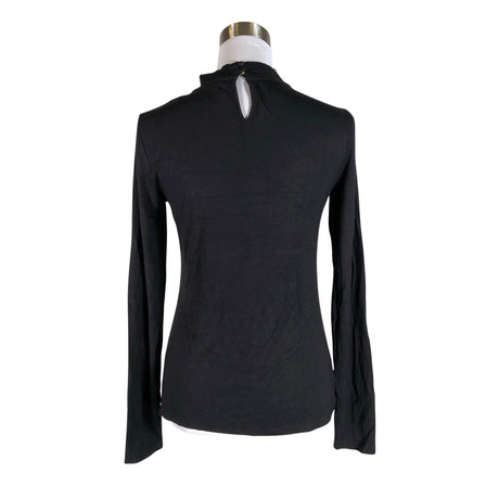 Unisex Esprit - Trikotaažist pluus, suurus 34 - Must (2)