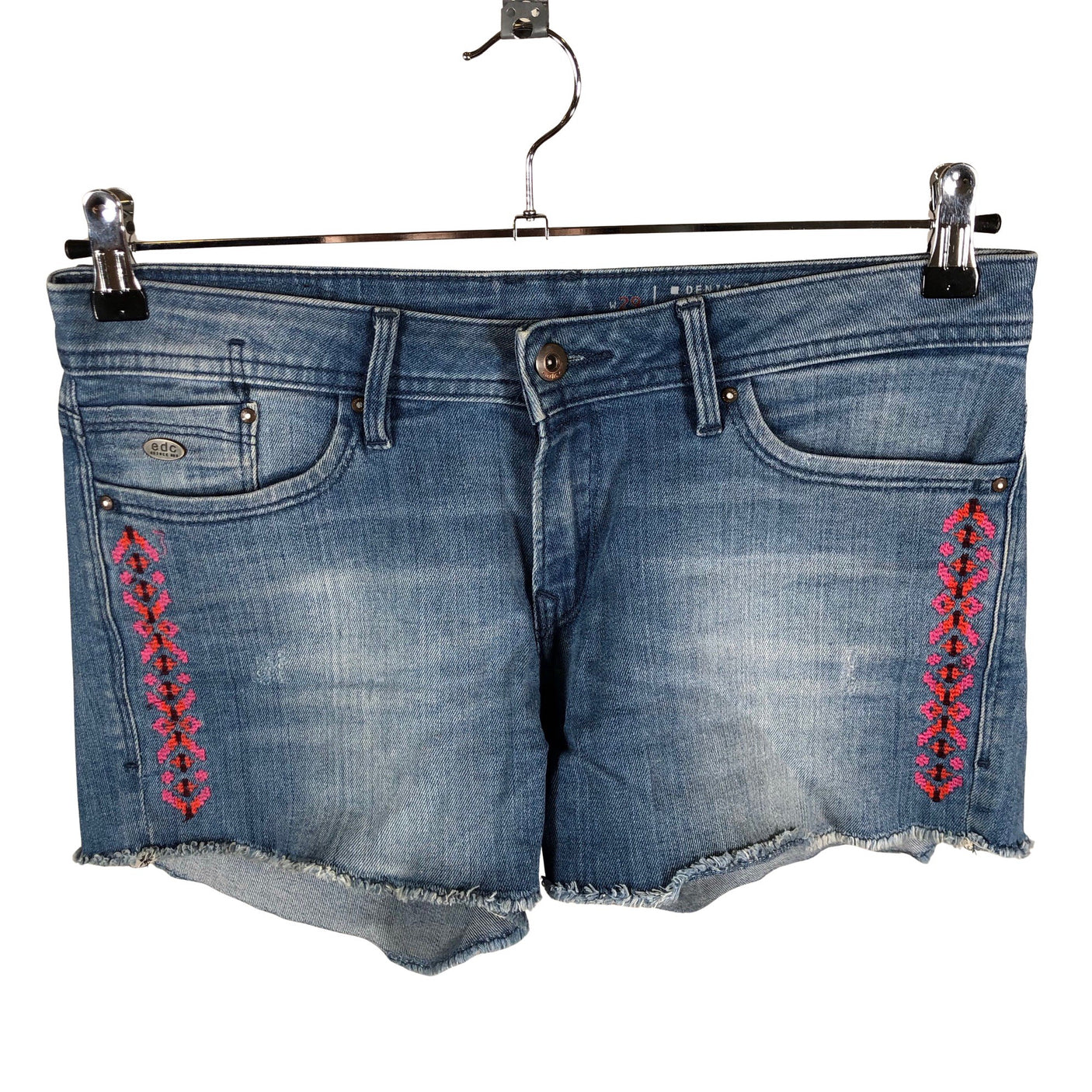 Unisex Esprit - Teksast lühikesed püksid, suurus W29 - Sinine (1)