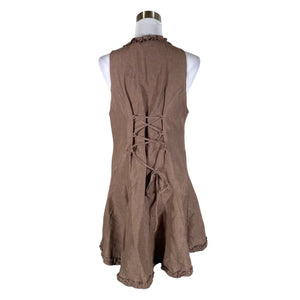 Unisex By Pia's Design - Mitteveniv kleit, suurus 40 - Pruun (2)