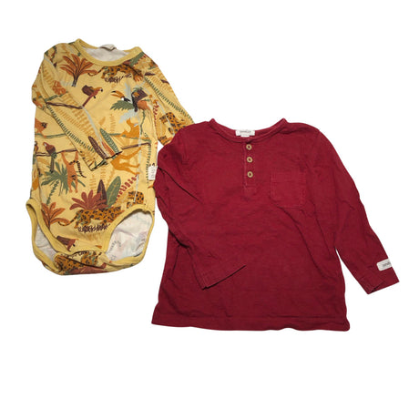 Unisex Ma-ia Family - Bodi, suurus 80 - 86 - Kollane ()