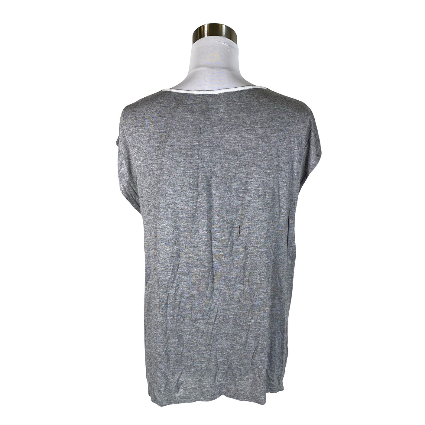 Unisex Cream - Lühikeste käistega pluus, suurus 40 - Hall (2)