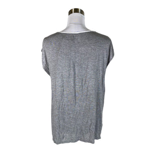 Unisex Cream - Lühikeste käistega pluus, suurus 40 - Hall (2)
