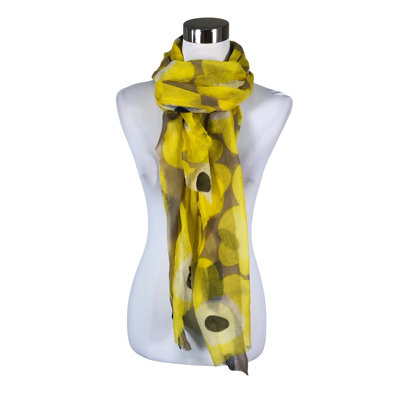 Unisex Marimekko - Õhuke sall, suurus Maxi - Kollane (1)