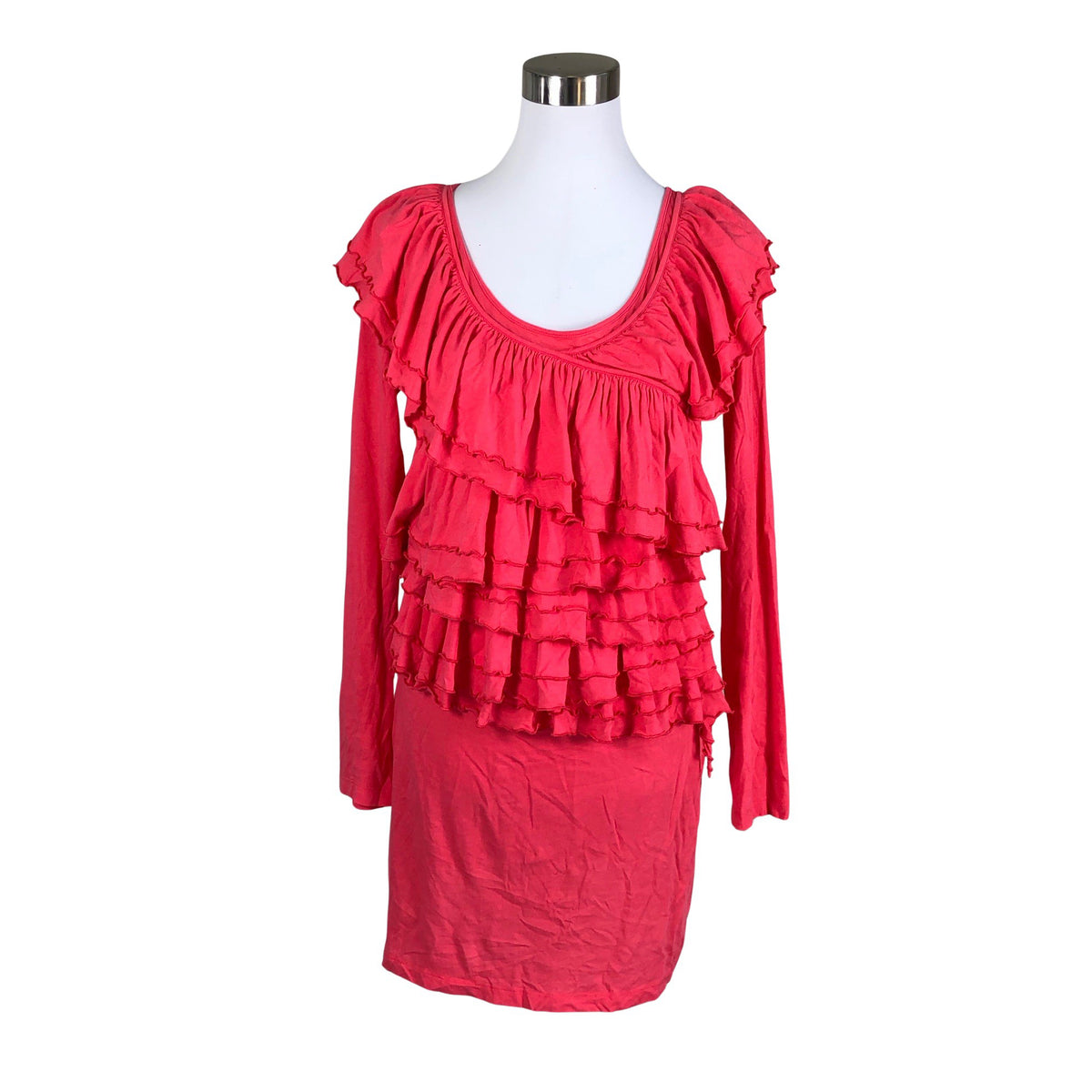 Unisex 2OR+BYYAT - Trikotaažist tuunika, suurus 38 - Roosa (1)