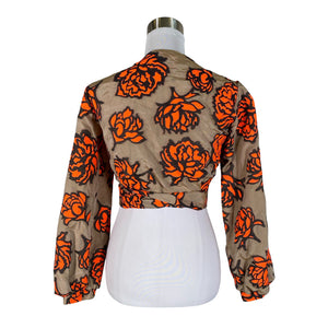 Unisex Vimma - Pluus, suurus 34 - Pruun (2)