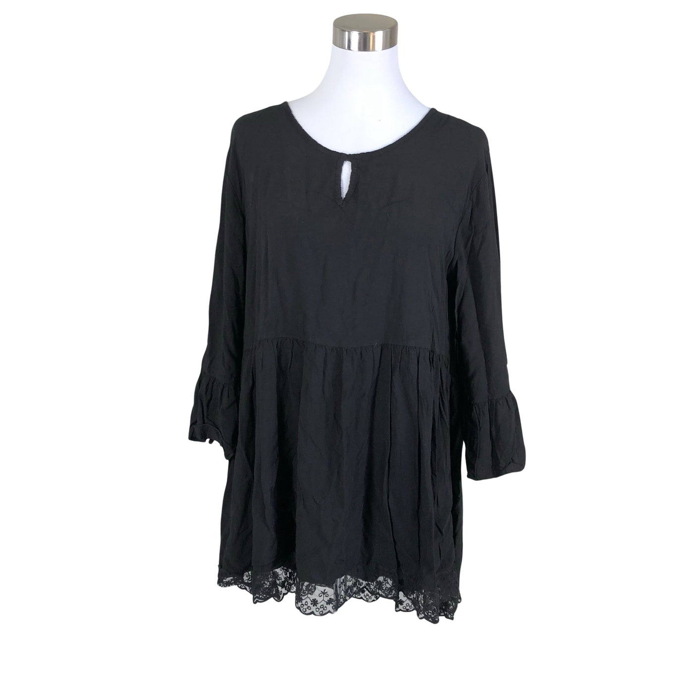 Unisex Bohemiana - Õhuke tuunika, suurus 40 - Must (1)