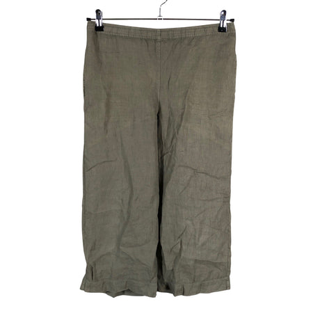 Unisex by basics - Mittevenivad poolpikad püksid, suurus 36 - Roheline ()