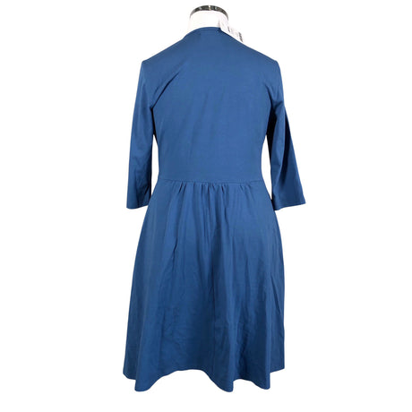 Unisex Handmade - Trikotaažist kleit, suurus 42 - Sinine (2)