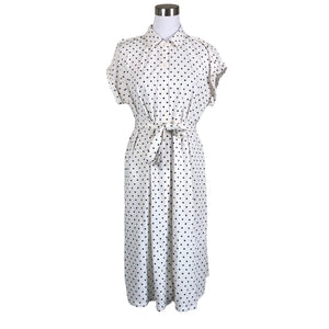 Unisex Cortefiel - Trikotaažist kleit, suurus 40 - Looduslik valge (1)