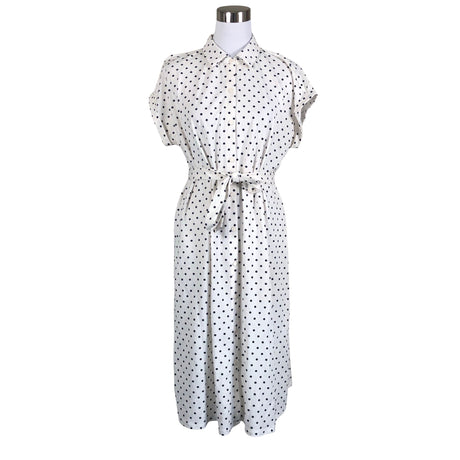 Unisex Cortefiel - Trikotaažist kleit, suurus 40 - Looduslik valge ()