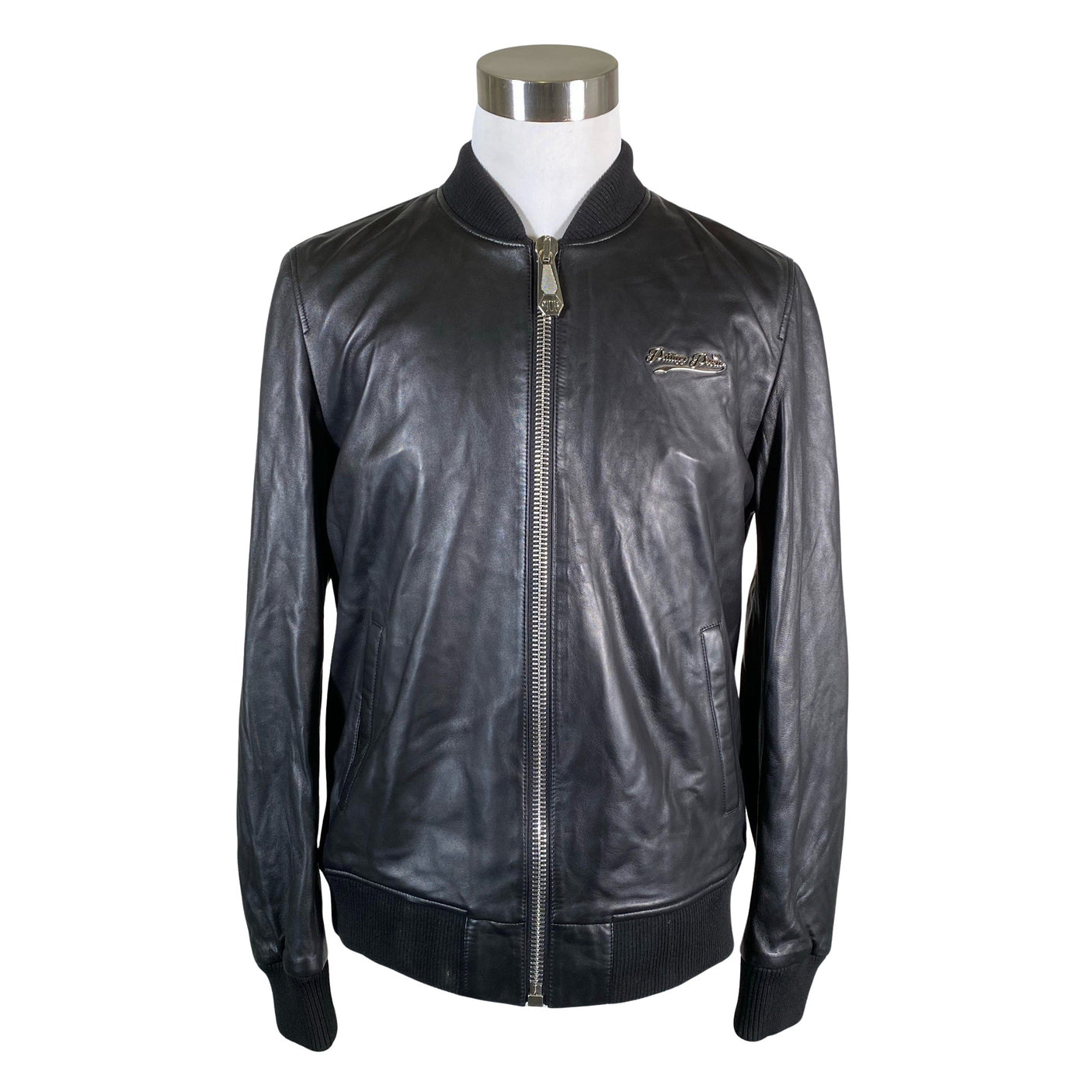 Unisex Philipp Plein - Nahktagi, suurus XL - Must (1)