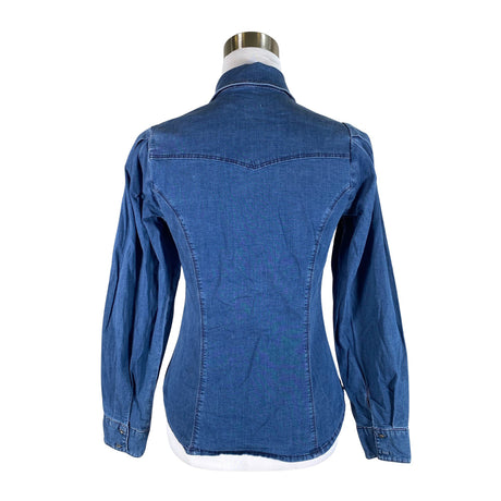 Unisex Mötivi - Teksasärk, suurus 36 - Sinine (2)