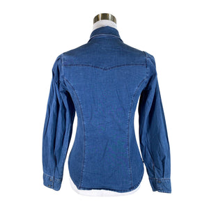 Unisex Mötivi - Teksasärk, suurus 36 - Sinine (2)