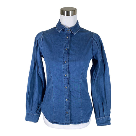 Unisex Mötivi - Teksasärk, suurus 36 - Sinine ()